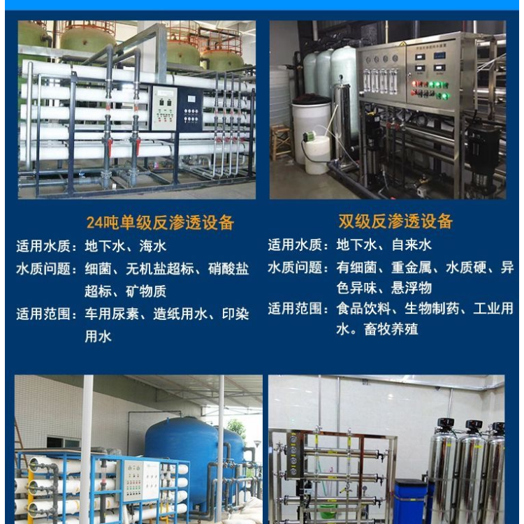 工业大型商用RO反渗透净水器处理设备纯净水净水去离子水纯化(图17)