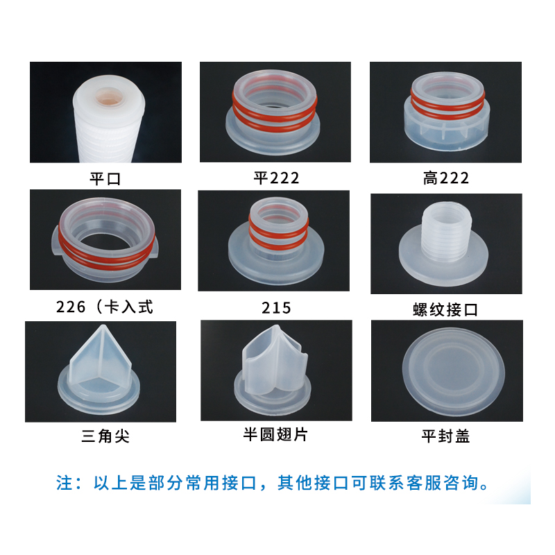 10寸20寸30寸40寸0.22微米 0.1um聚丙烯微孔折叠滤芯插入式过滤芯(图3)