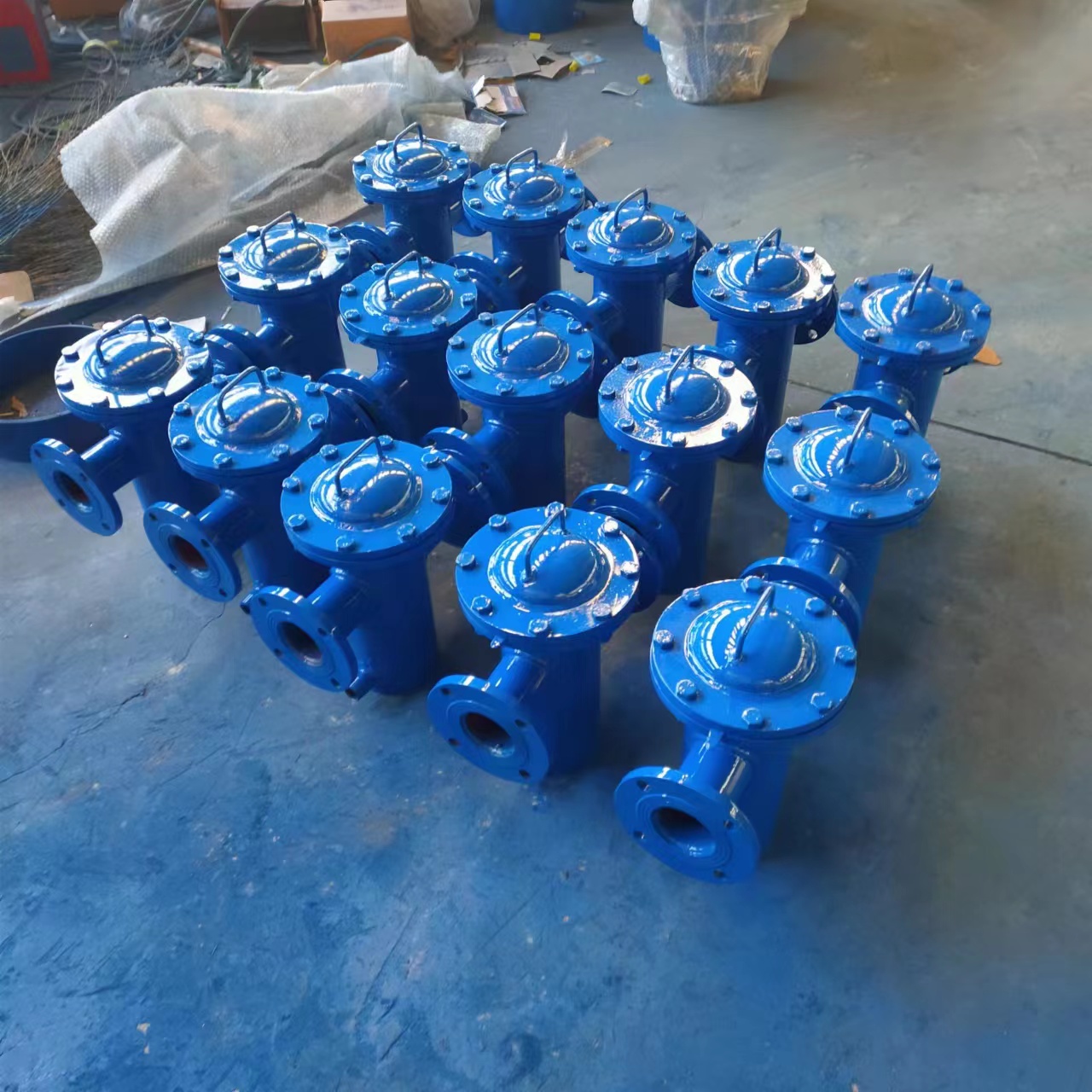 篮式过滤器304碳钢不锈钢蓝式过滤器快开直通式污水管道除污器(图5)