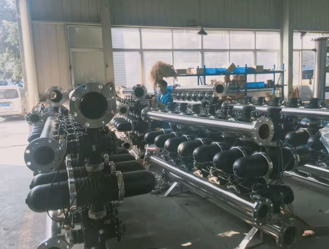 全自动反冲洗叠片过滤器滴灌喷灌农业灌溉碟片过滤器盘式过滤器(图5)