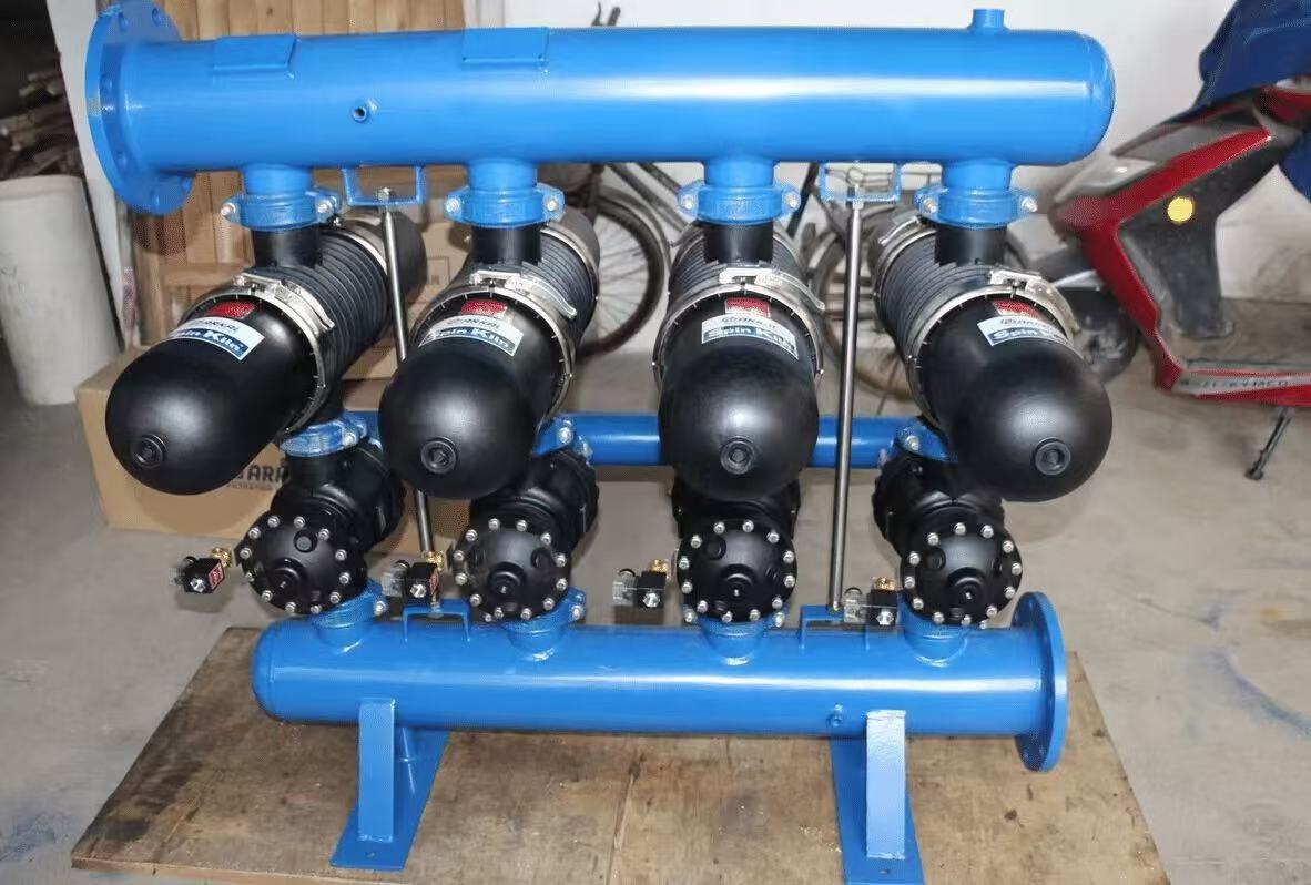 全自动反冲洗叠片过滤器滴灌喷灌农业灌溉碟片过滤器盘式过滤器(图3)