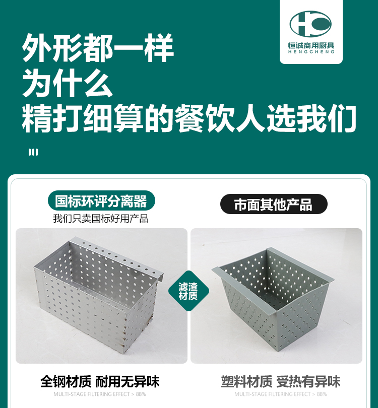 油水分离器厨房餐饮过滤器商用水油污水沉淀饭店不锈钢地埋隔油池(图14)
